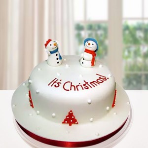 Snowman Cake