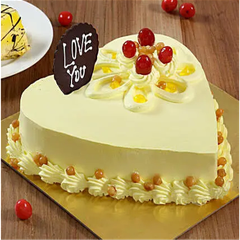 Valentine's Special Butterscotch Cake