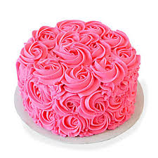 Pink Rose Cake