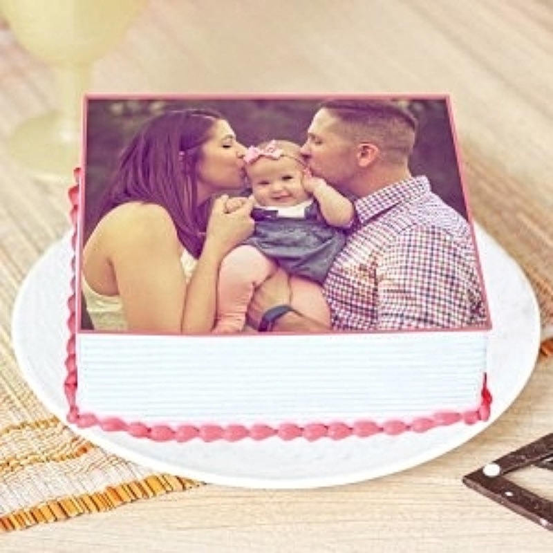 Joyful Moment Photo Cake