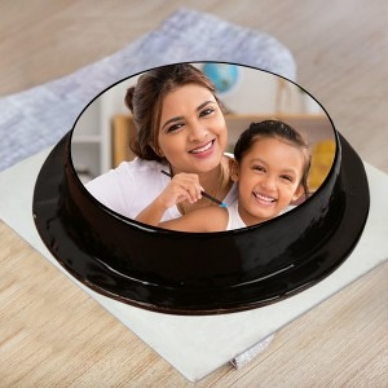 Personalized Truffle Photo Cake