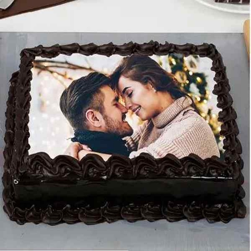 Truffle Love Photo Cake