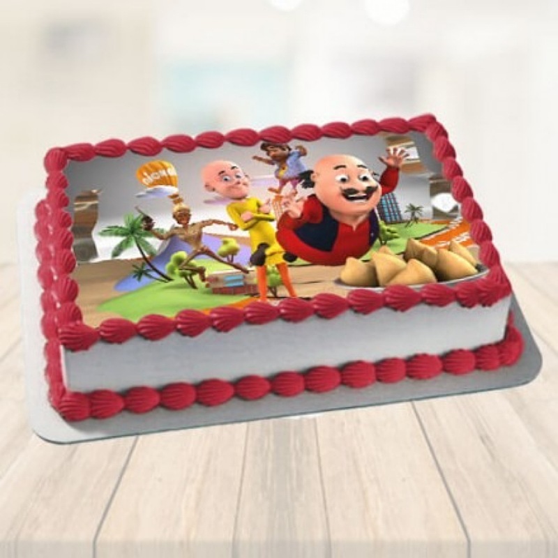 Motu Patlu Personalized Cake