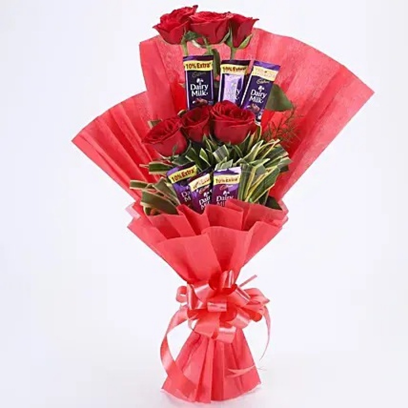 Red Roses Chocolate Bouquet