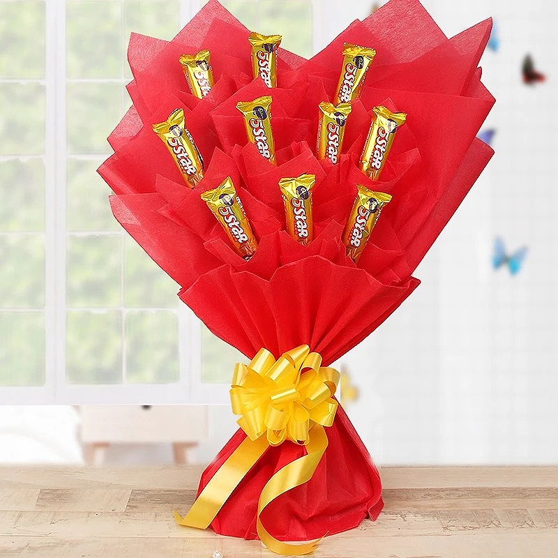 Beautiful 5 Star Chocolate Bouquet