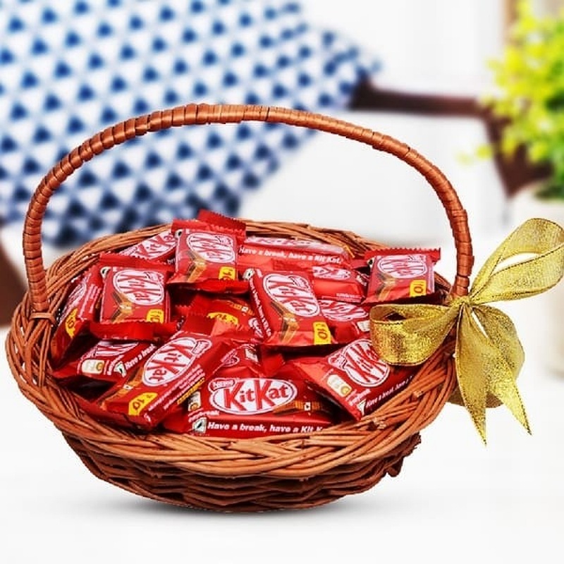 Basket of Kitkat