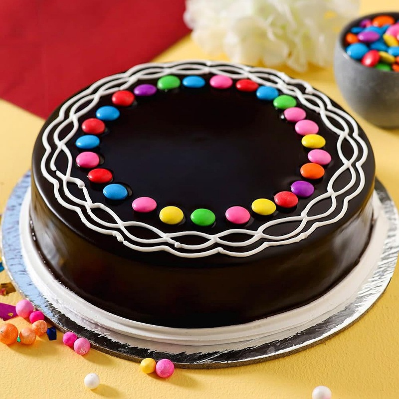 Alluring Choco Gems Cake