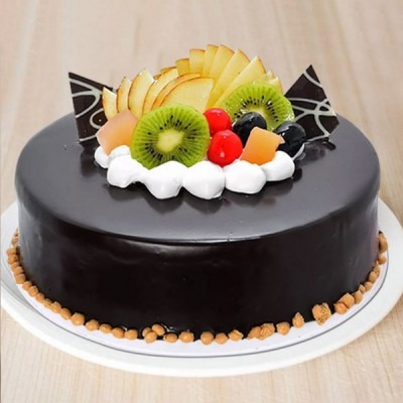 Chocolate Truffle Fruit Cake