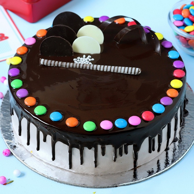 Scrumptious Choco Gems Cake