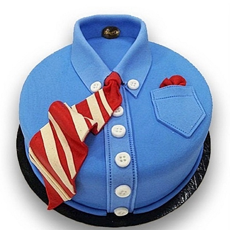 Designer Shirt and Tie Cake