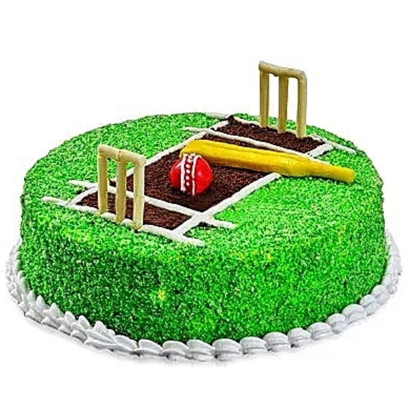 Cricket Pitch Cake