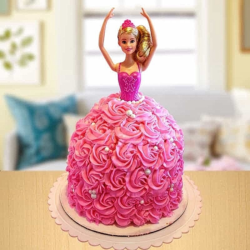 Princess Barbie Doll Cake