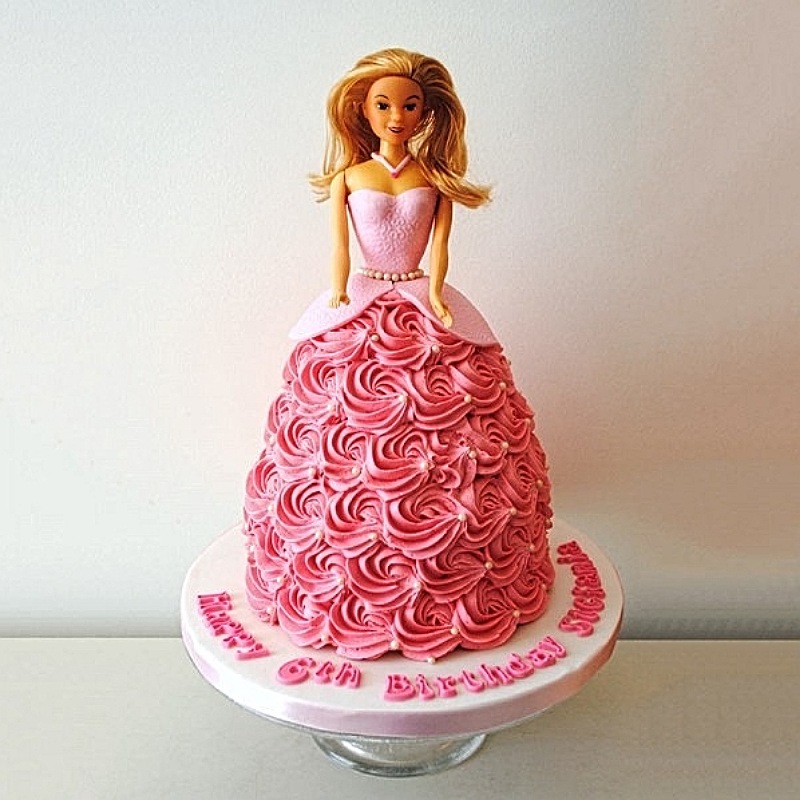 Floral Barbie Cake