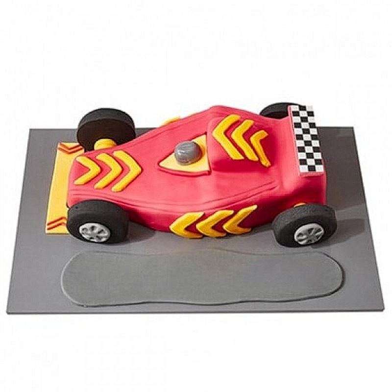 Racing Car Fondant Cake