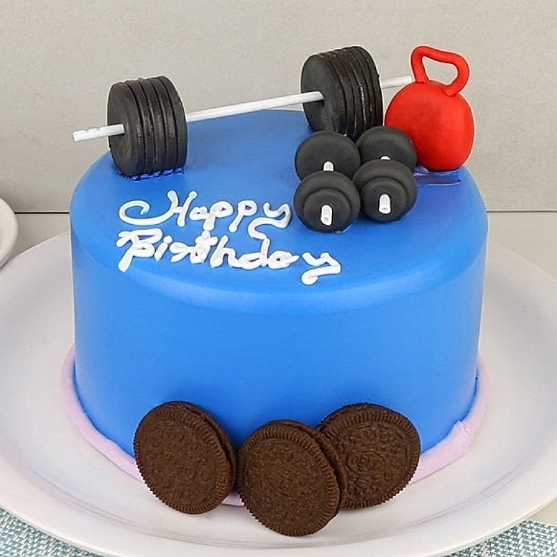 Gym Fondant Cake