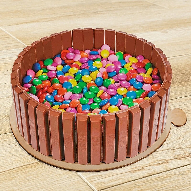 Succulent KitKat Gems Cake