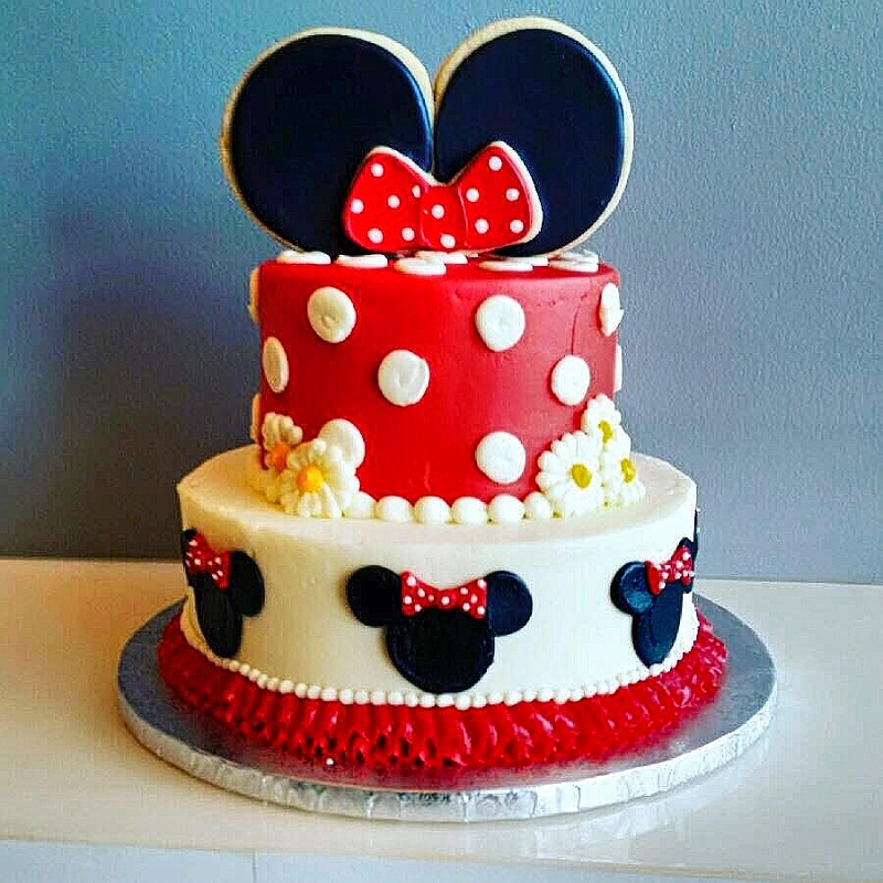 Minnie Mouse Ruffle Cake