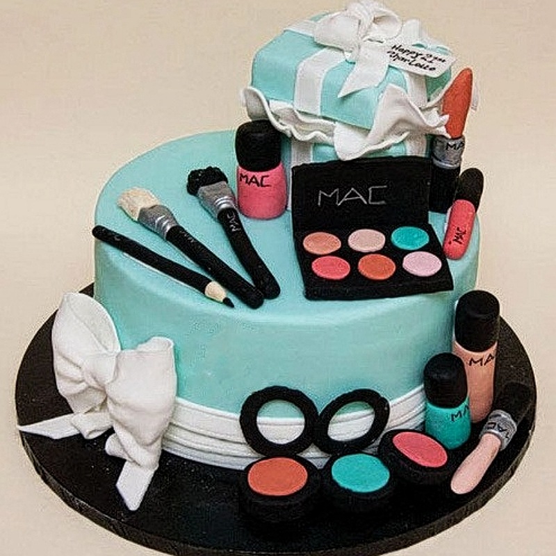 Adorable Makeup Cake