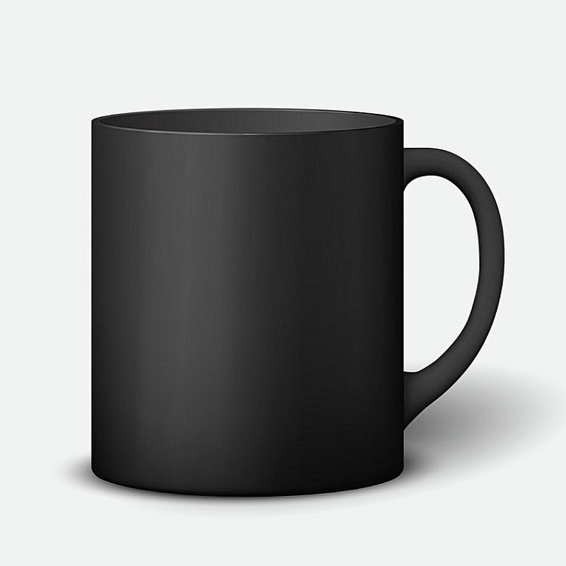 Black Ceramic Mug