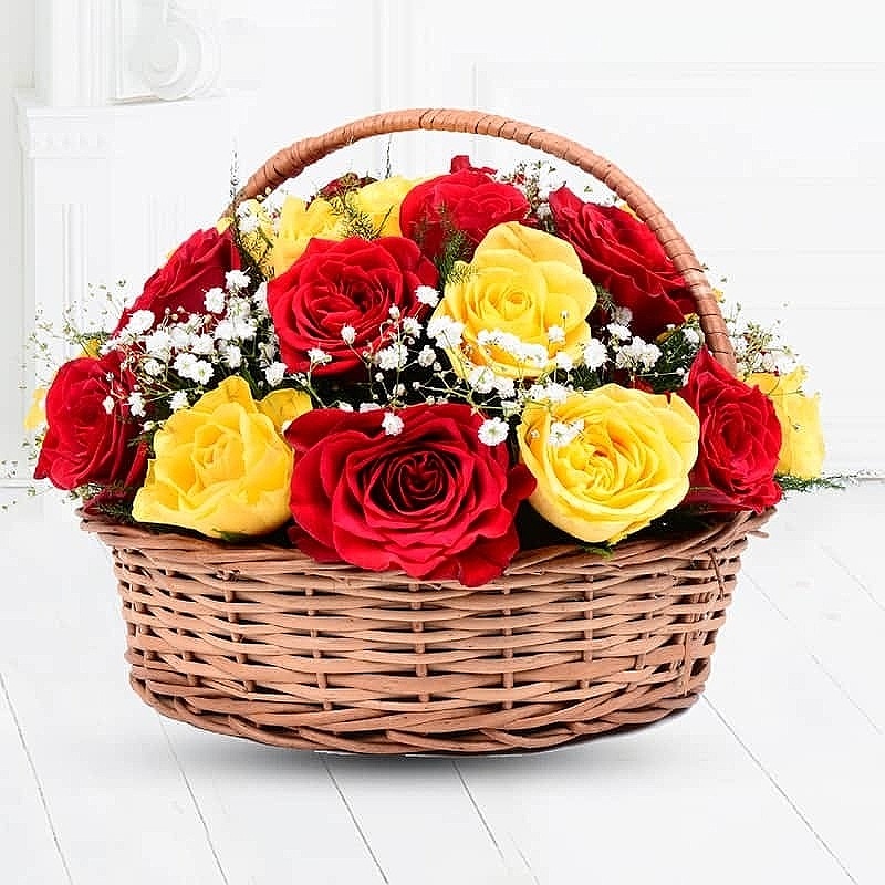 Enticing Rose Basket