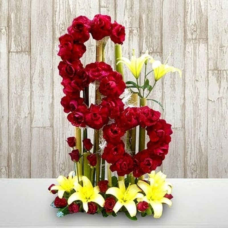 Personalized Floral Arrangement