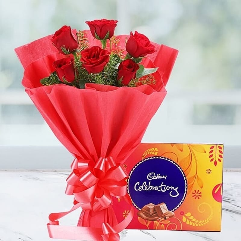 Roses & Celebrations Combo