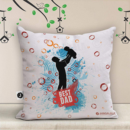 Greatest Dad Personalized Cushion